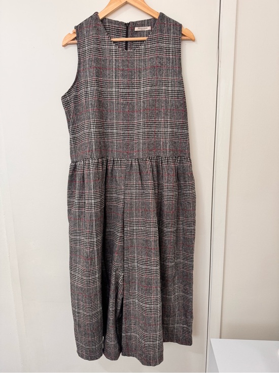 Dresses & Skirts - Vintage Prorsum Plaid Midi Jumper Dress Made in Korea. Vintage 1990s / Y2K era